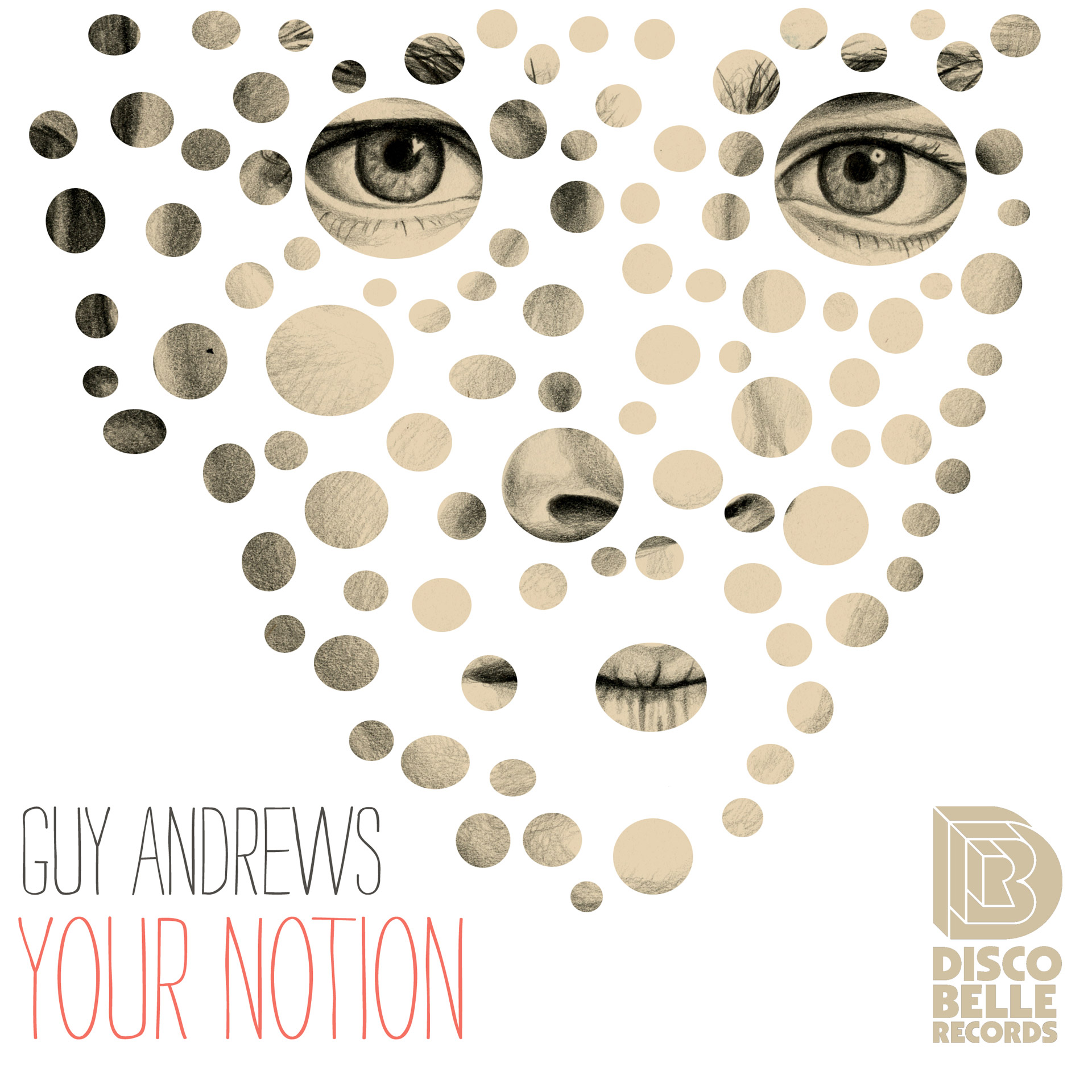 Julia Szulc Illustration. Album cover Guy Andrews. Discobelle Records.