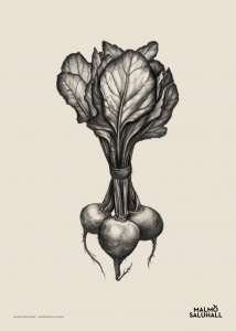 Julia Szulc illustration for Malmö Saluhall.#JuliaSzulc#Juliaszulcillustration