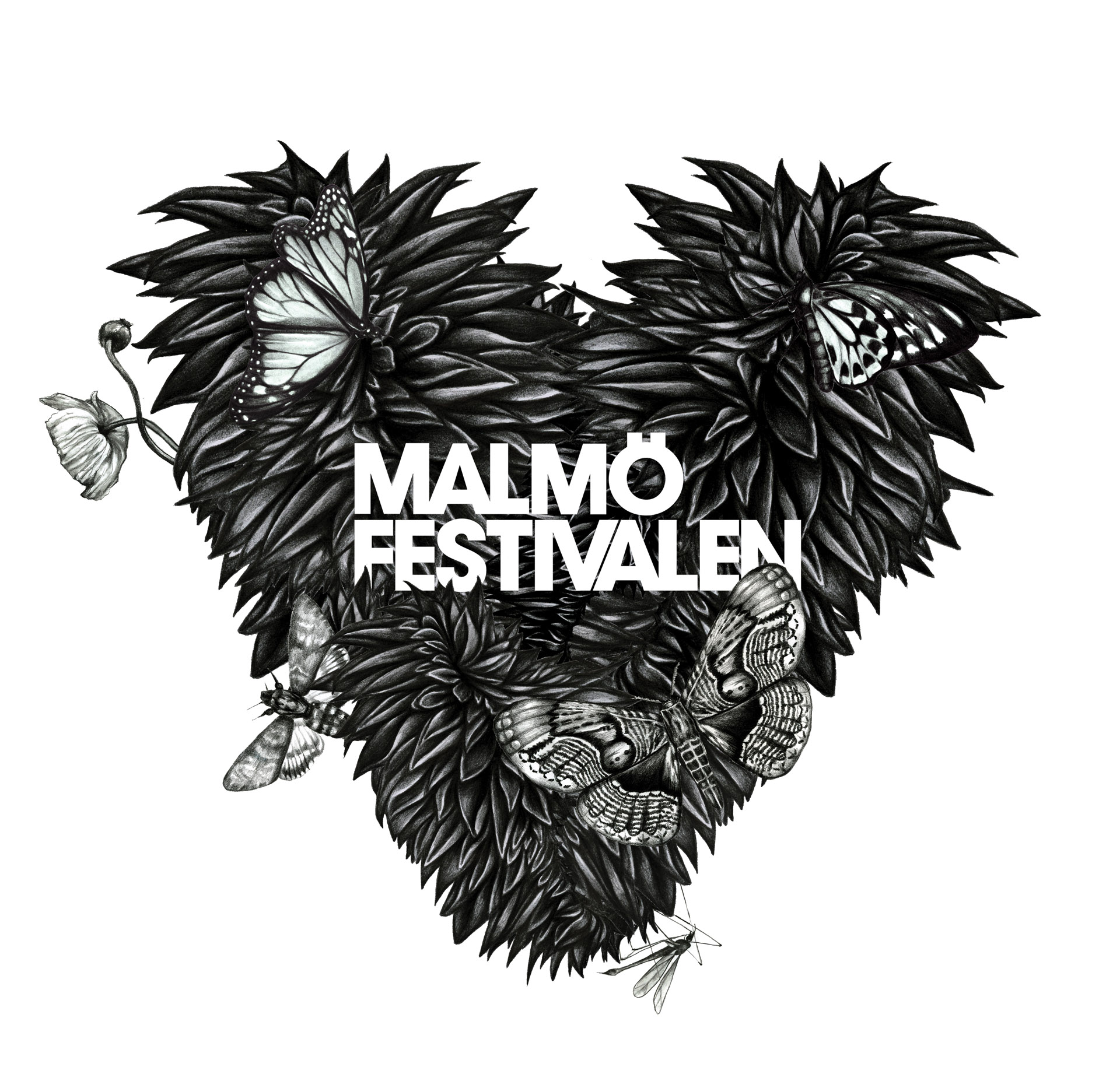 Malmöfestivalen illustration. Hjärta.